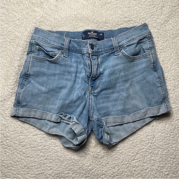 HOLLISTER mid rise shorts Stretch Size 29 / 9 Denim Jeans - Picture 5 of 6